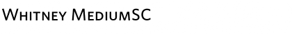 Download Whitney Font