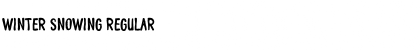 Download Winter Snowing Font