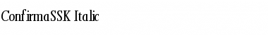 Download ConfirmaSSK Font