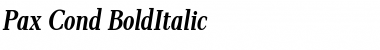Download Pax Cond BoldItalic Font