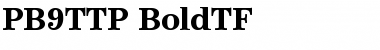 Download PB9TTP-BoldTF Regular Font