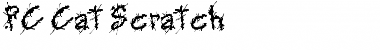 Download PC Cat Scratch Regular Font