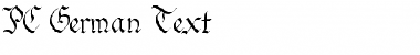 Download PC German Text Font Download PC German Text Font