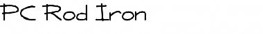 Download PC Rod Iron Regular Font
