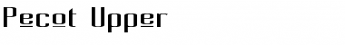 Download Pecot Upper Regular Font