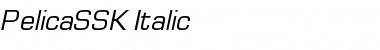 Download PelicaSSK Italic Font