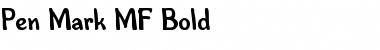 Download Pen Mark MF Bold Font