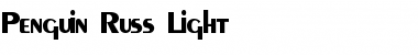 Download Penguin Russ Light Font