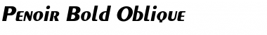 Download Penoir Bold-Oblique Font