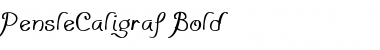 Download PensleCaligraf Bold Font
