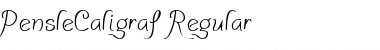 Download PensleCaligraf Regular Font