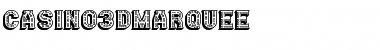 Download Casino 3D Marquee Regular Font