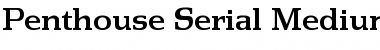 Download Penthouse-Serial-Medium Regular Font