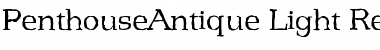 Download PenthouseAntique-Light Regular Font