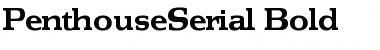 Download PenthouseSerial Bold Font