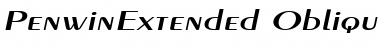 Download PenwinExtended Oblique Font