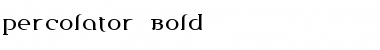 Download Percolator Bold Font
