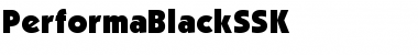PerformaBlackSSK Font