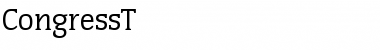 Download CongressT Font