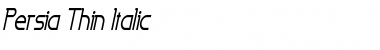 Download Persia Thin Font
