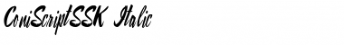 Download ConiScriptSSK Font