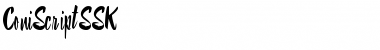 Download ConiScriptSSK Font