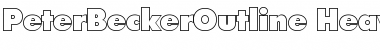 Download PeterBeckerOutline-Heavy Regular Font