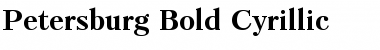 Download Petersburg Bold Cyrillic Font
