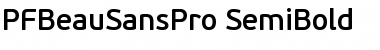 Download PF BeauSans Pro SemiBold Font