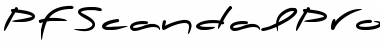 Download PF Scandal Pro Font