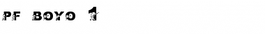 Download pf_boyo-1 Font Download pf_boyo-1 Font