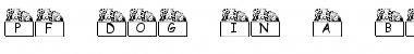 Download pf_dog in a box Font Download pf_dog in a box Font