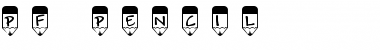 Download pf_pencil Font Download pf_pencil Font