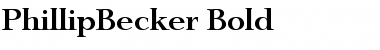 Download PhillipBecker Font