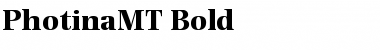 Download PhotinaMT Bold Font