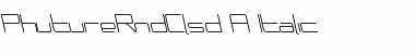 Download PhutureRndClsd Italic Font