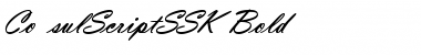 Download ConsulScriptSSK Font