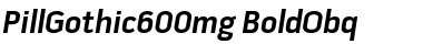 Download Pill Gothic 600mg Font