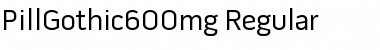 Download Pill Gothic 600mg Font