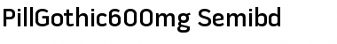 Download Pill Gothic 600mg Font