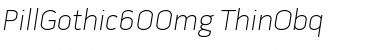Download Pill Gothic 600mg Font
