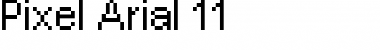 Download Pixel Arial 11 Regular Font