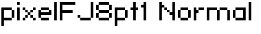 Download pixelFJ8pt1 Normal Font