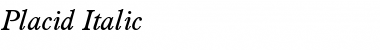Download Placid Font