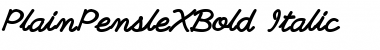 Download PlainPensleXBold Font