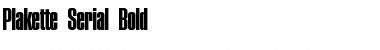 Download Plakette-Serial Font