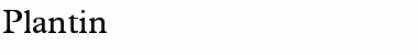 Download Plantin Font