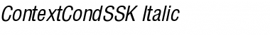 Download ContextCondSSK Font