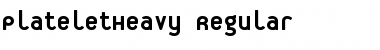 Download PlateletHeavy Font