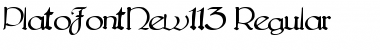 Download PlatoFontNew113 Font